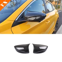 Car Rear View Mirror Cover Side Mirror Sticker Covers TrimFor MG GT 2022-2024 Carbon Black Garnish Moulding Accessories