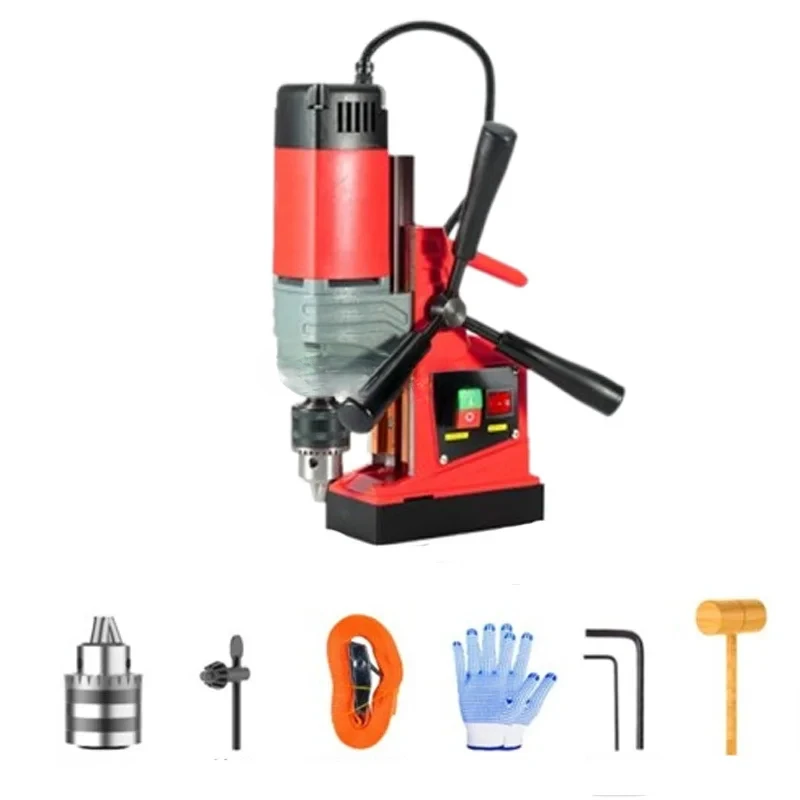 Industrial Grade Portable Magnetic Drilling Rig Magnetic Drill Press Electric Mag Bench Tapping Drilling Rig Machine For Enginee