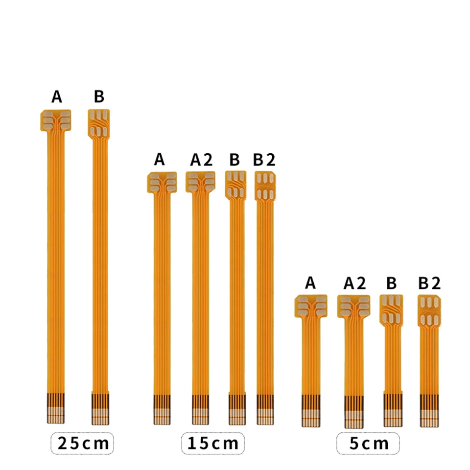 Herramienta de activación de tarjeta IC de teléfono 4 en 1, convertidor de tarjeta Micro SIM, adaptador de extensión de tarjeta Nano SIM FPC, línea de Cable Flexible de 5/15cm