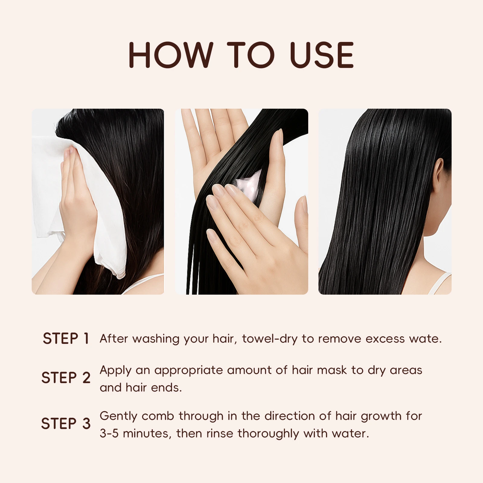 

Маска для волос LAIKOU с экстрактом вишни, интенсивно увлажняющая, для шелковистой гладкости и блеска, глубокое восстановление, 100 г