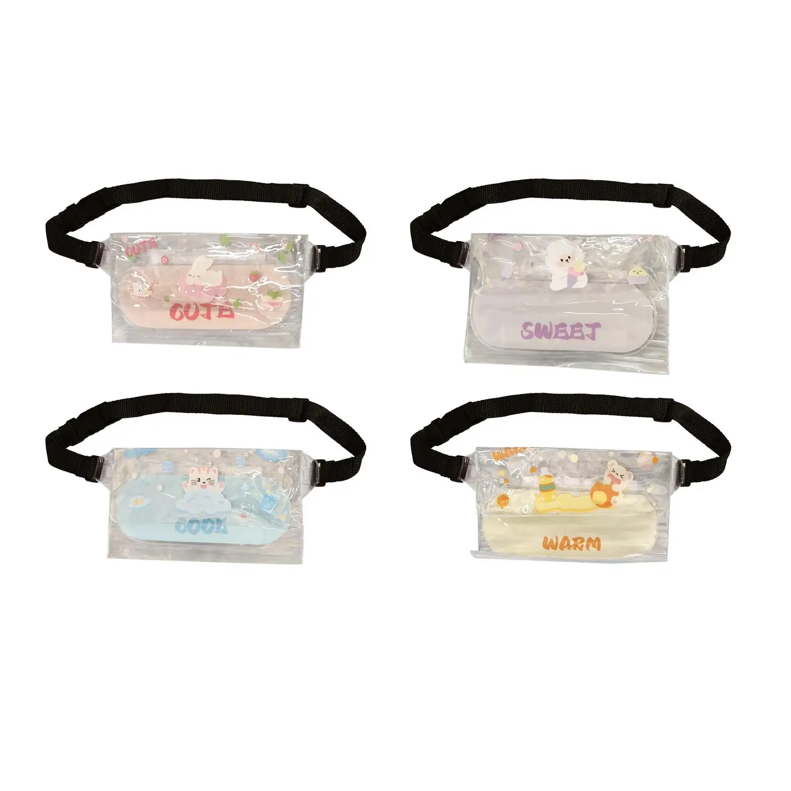 

Водонепроницаемая поясная сумка, прозрачная водонепроницаемая сумка с регулируемым ремешком, водонепроницаемая сумка