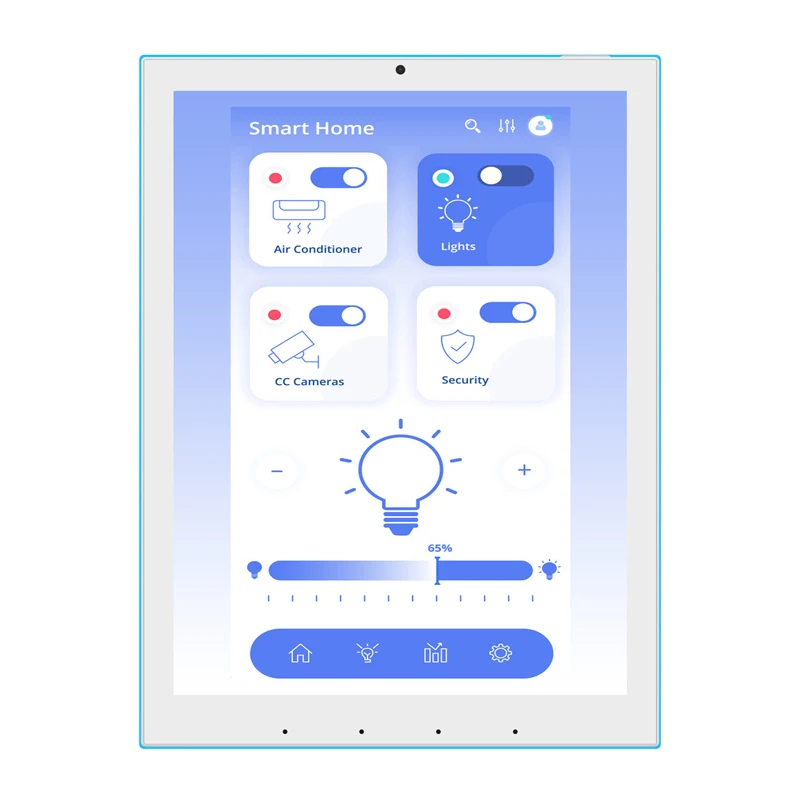 Smart Home Wall Mounting Inwall 9.7 Inch Rs485 Control Panel Touch Screen Android 13 Tablet With Poe
