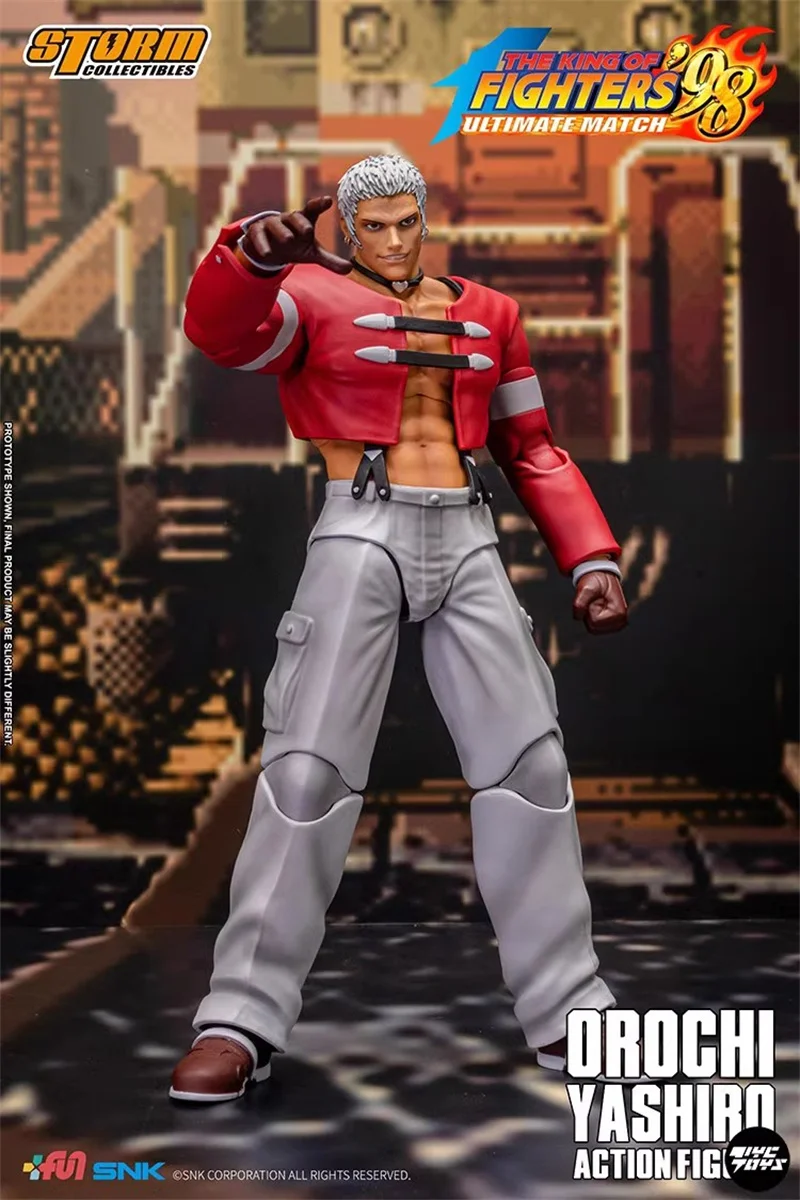 Original Storm Toys Collectible 1/12 Scale Fight King ULTIMATE MATCH UM Yashiro Nanakase Action Figure Model Toy for Fans Gift