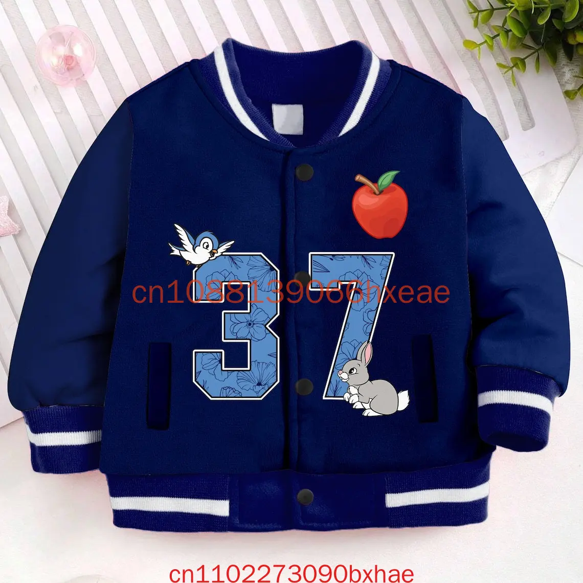 

2025 New Disney Princess Kids and Youth Baseball Jacket Halloween 3D Printed Fashion Men's and Women's Jackets