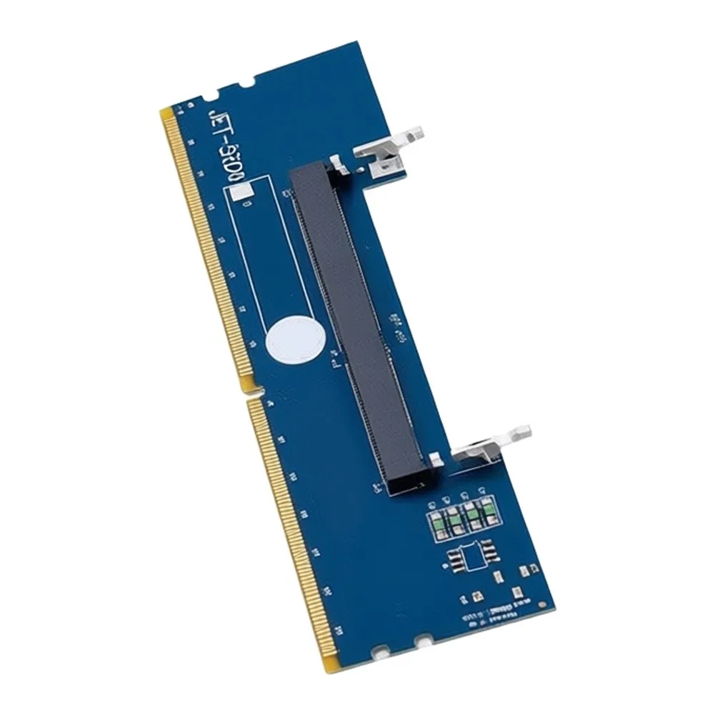 SO DIMM to DIMM Adapter Card for DDR3 DDR4 DDR5 For Laptop Modules Compatible with Desktop Motherboards 13.4mm x 3.7mm