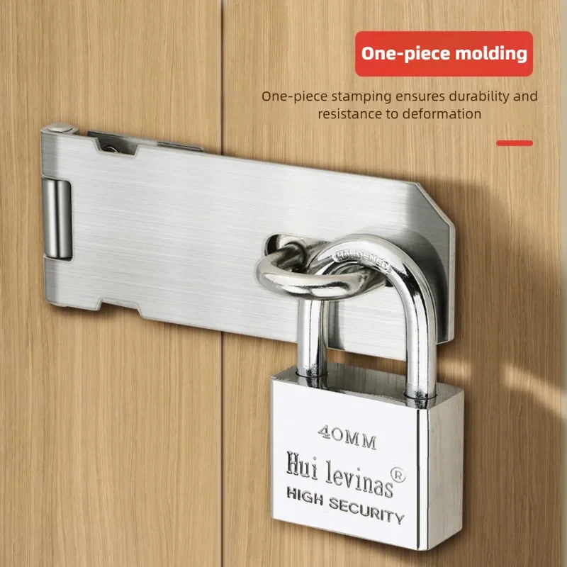 

All-Weather Stainless Steel Padlocks: Waterproof, Rustproof Locks with Anti-Theft & Anti-Pick Design for Home, Dorms and Lockers