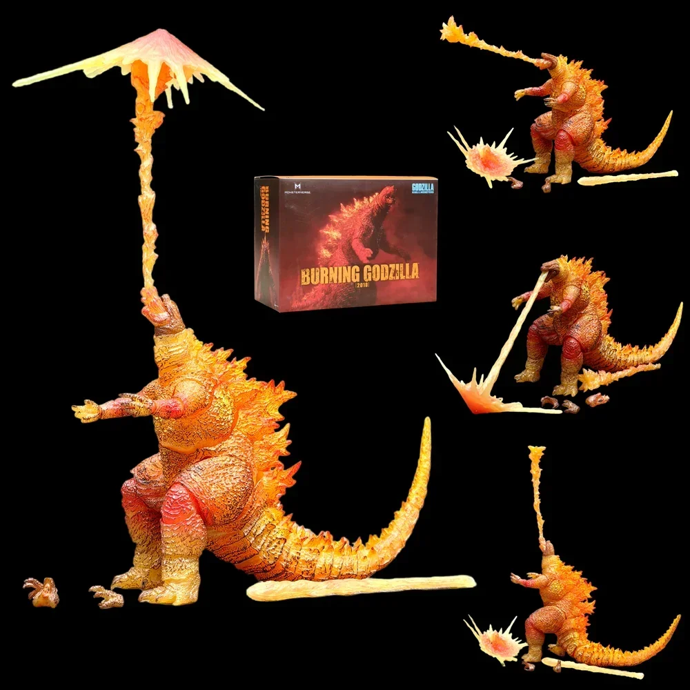 

18cm Figure Godzilla King of The Monsters Model Burning Godzilla Collectible Action Figures GojiraS Monster Decoration Model