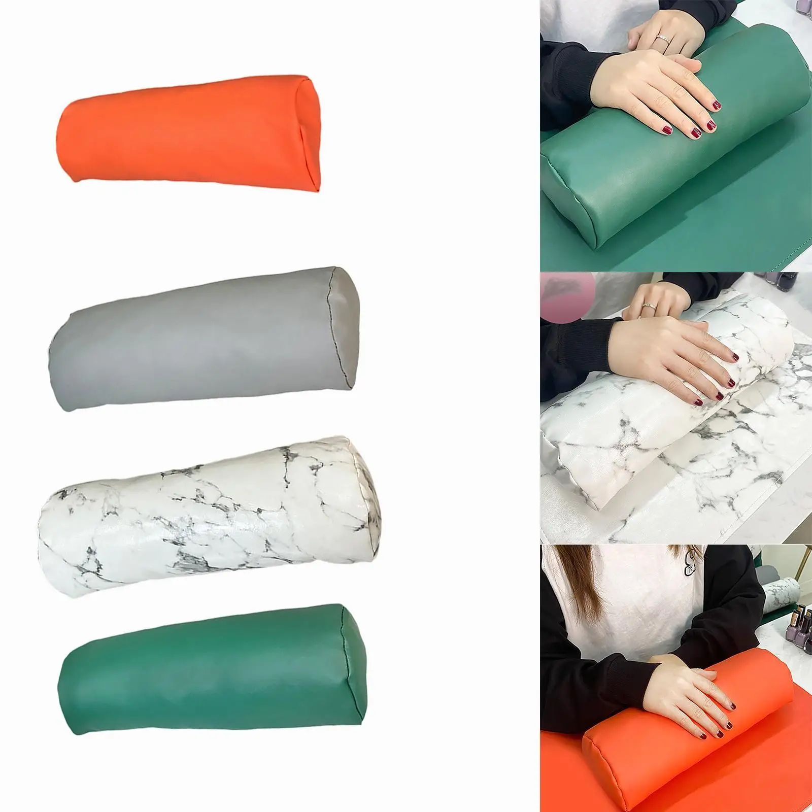 

Nail Hand Rest PU Leather for Salon Home Practical Professional Desk Cushion