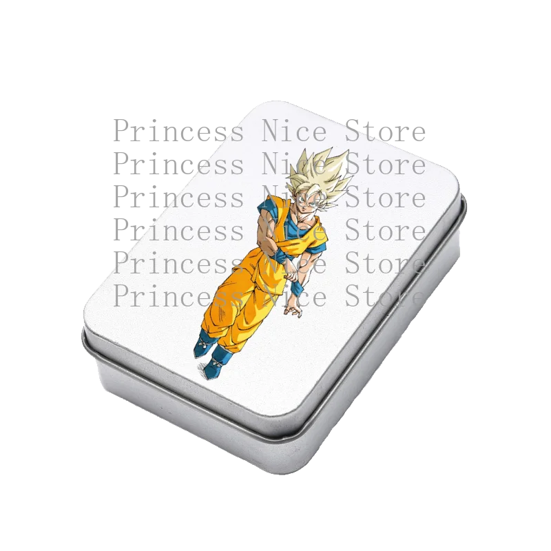 صندوق تخزين Son Goku، صندوق تخزين كرتوني رائع، حافظة حماية رائعة، مشابك شعر رائعة، صندوق تغليف للطلاب، هدية