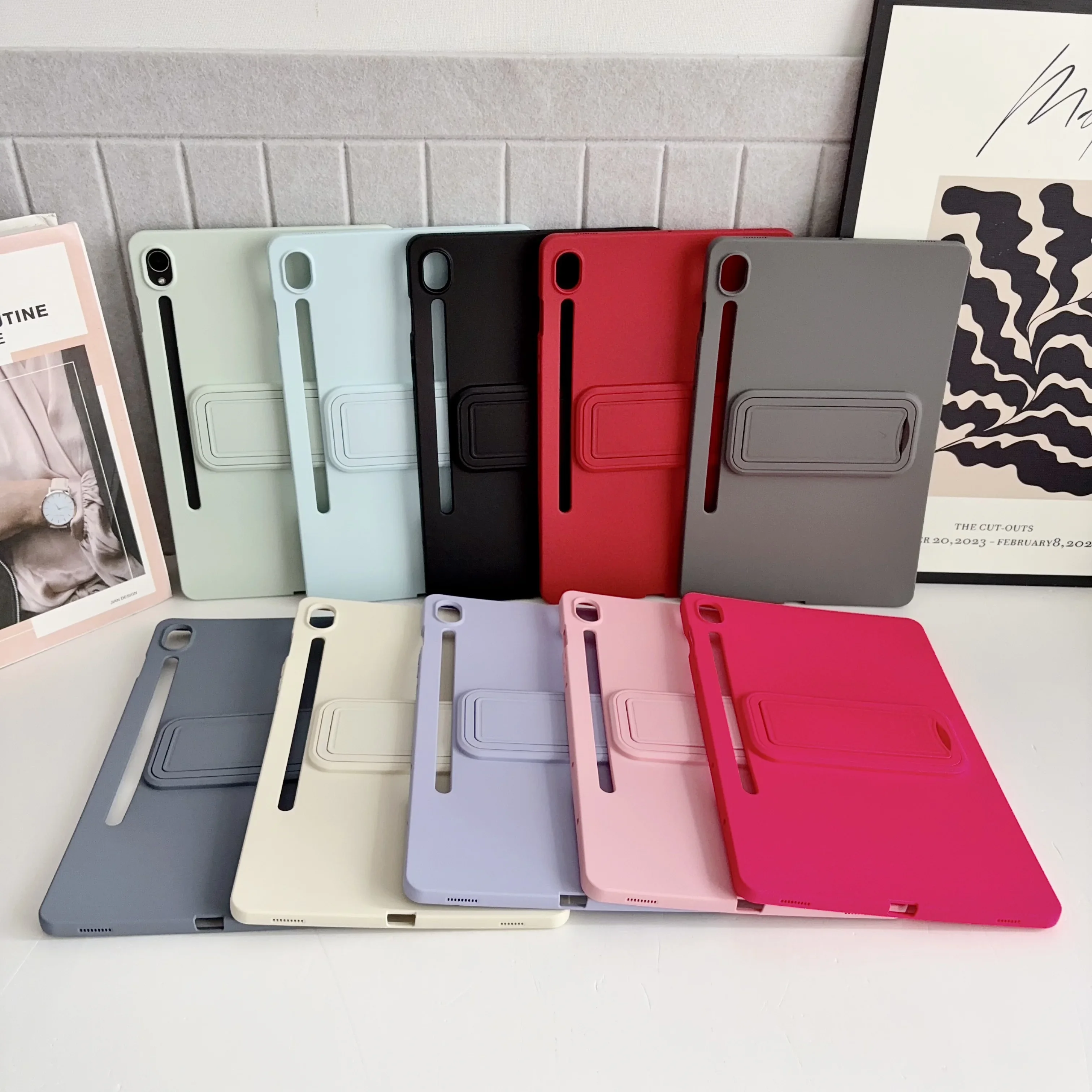 Stand-Tablet-Hülle für Samsung Tab S10 Lite S9 FE 10.9 S11 S8 S7 11 S7+ S8+ Plus 12.4 A7 S6 Lite A9 A11 8.7 A8 A9+ A11+ Plus 11 – Detail 6
