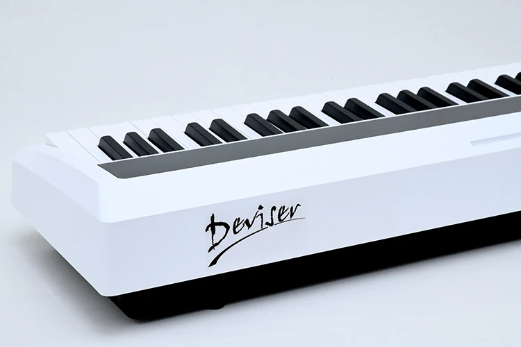 Deviser P1 Digital Piano Keyboard White 88 Keys Touch Sensitive Piano