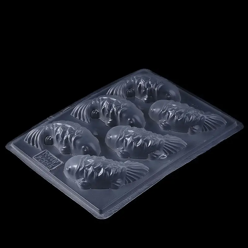 F92B 3D poisson gâteau en plastique moule au