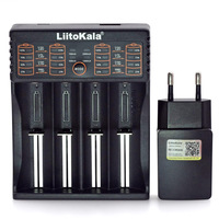 LiitoKala Lii-402 Lii-202 Lii-100 Lii-S2 Lii-S4 Lii-S6 3.7V 3.2V 26650 16340 18650 18500 NiMH lithium battery charger+5V 2A