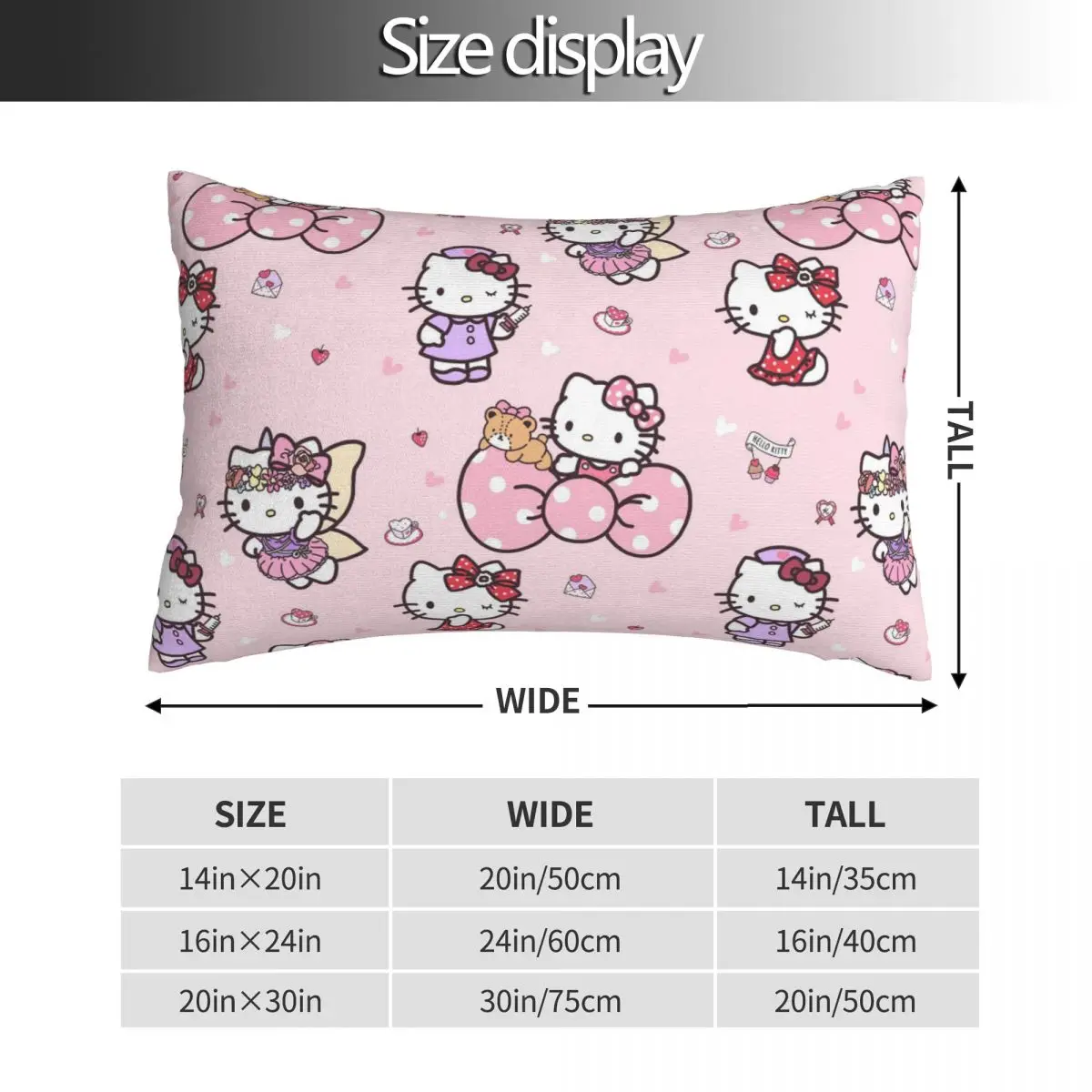 Hello Kitty miękka super poszewka na pościel dla dzieci 30x20 na włosy i skórę poszewka na pościel dla chłopców dziewcząt