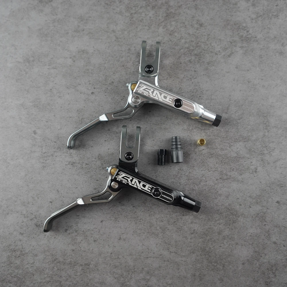 ZRACE M1 X2 / X4 Mountainbike Hydraulische Bremse, MTB Öldruck-Scheibenbremsen-Set, Vorder- und Hinterradbremse, Vollständig CNC-gefräst und Leichtgewichtig – Detail 7