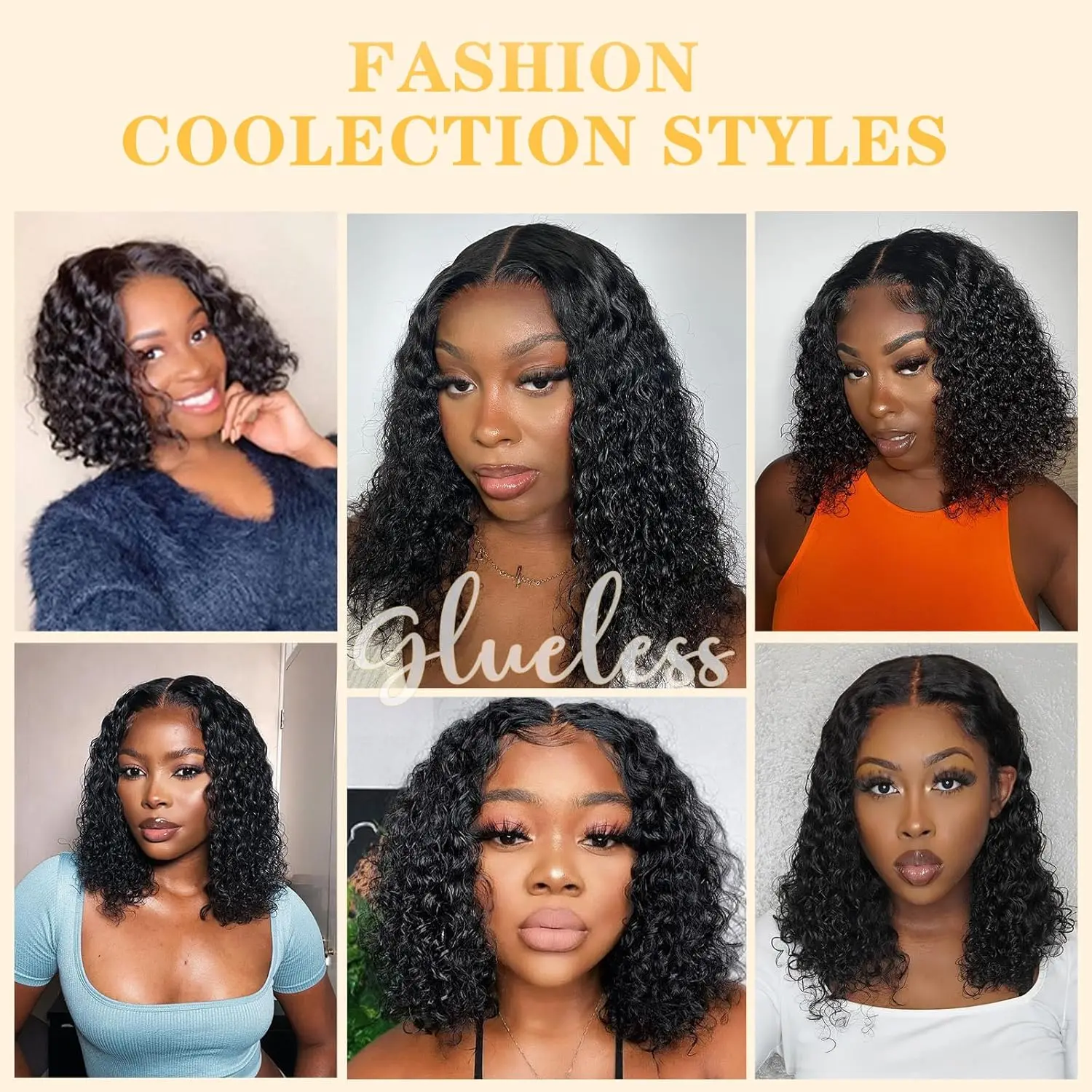 

Luvin Brazilian Body Wave Short Bob Wig 13x4 13x6 HD Transparent Lace Front Human Hair Wigs 250% Water Wave 5x5 Closure Wig