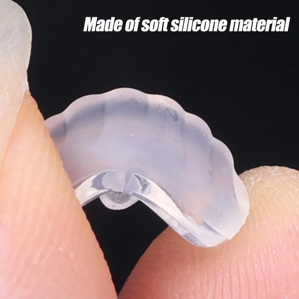 8/20PCs Brillen Nasenpads Kit Brillen Reparatur Zubehör Kit Transparent Rutschfeste Ersatz Nasenpads Set mit Box – Detail 3