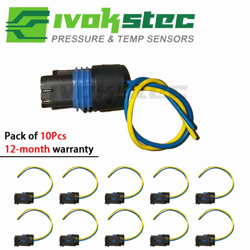 Coolant Temperature Sensor Wire Connector 4L80E Speed Sensor for Chevrolet GMC Buick GM TPI TBI LT1 LS1 LS2 88987993,23515251