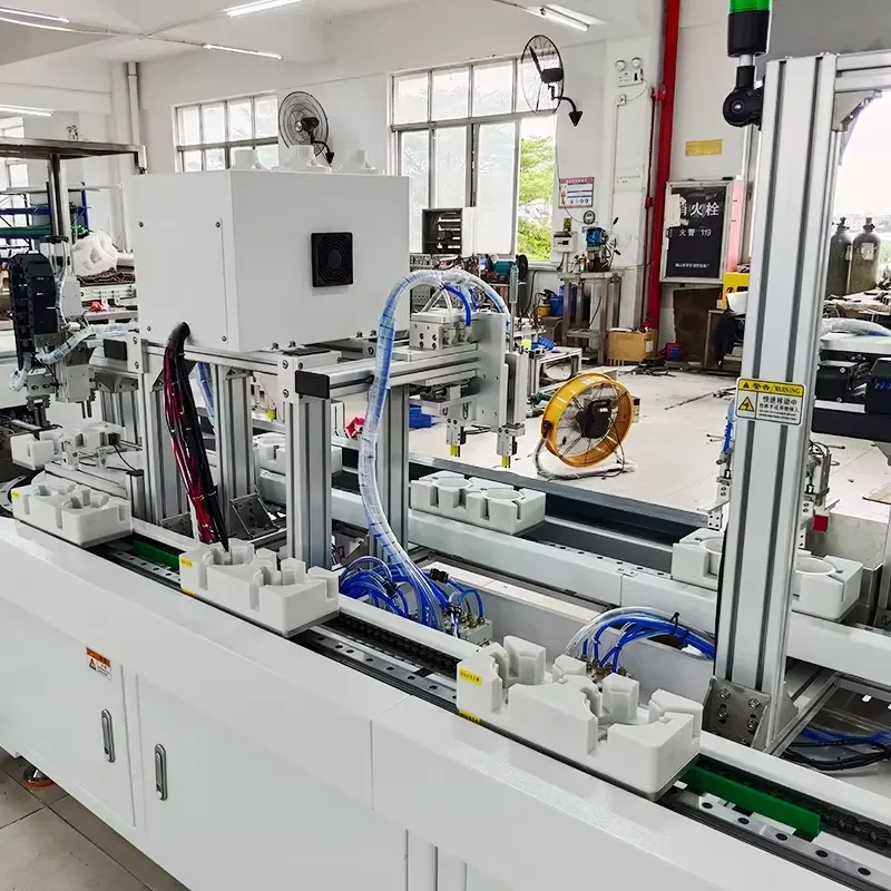 Full-Process Automated Assembly Line Integrated Machine Power-on Inspection Rejection Automatic Feeding for Service Equipment