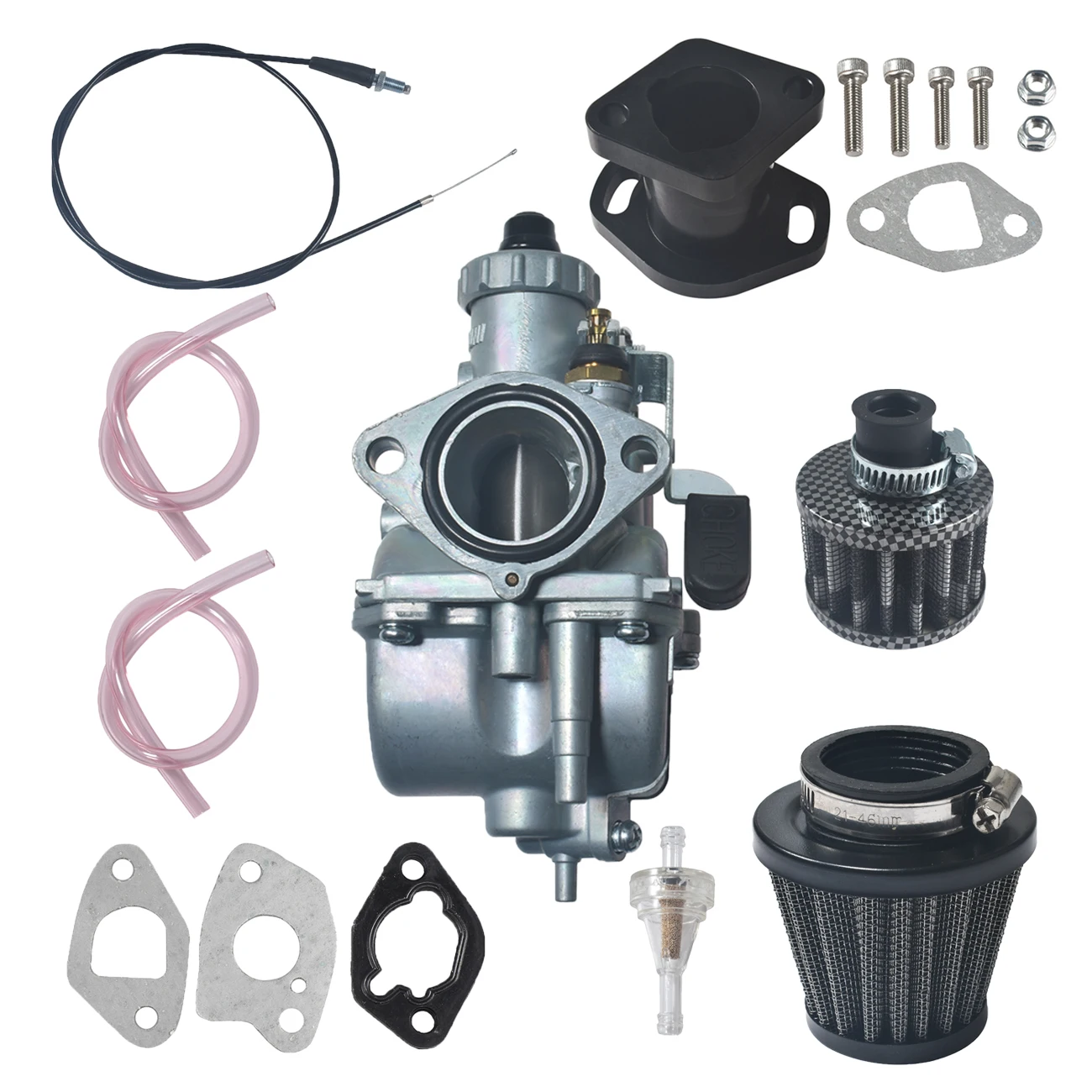 VM22 Carburetor Kit For Predator 212cc Performance Coleman CT200U CT200U-EX BT200X KT196 Baja Warrior 196cc 200cc 6.5hp Engine