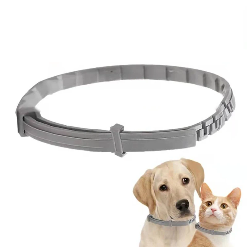 News 38/70CM Cats Dogs Calming Pheromone Collars, Pets Comfortable Adjustable Collar for Puppy Kitten Large Dog Accessories gallery 2