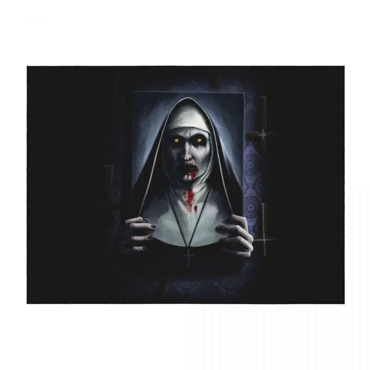 

Valak Painting Throw Blanket Soft Plaid Decorative Sofa Luxury Throw Sofas Blankets