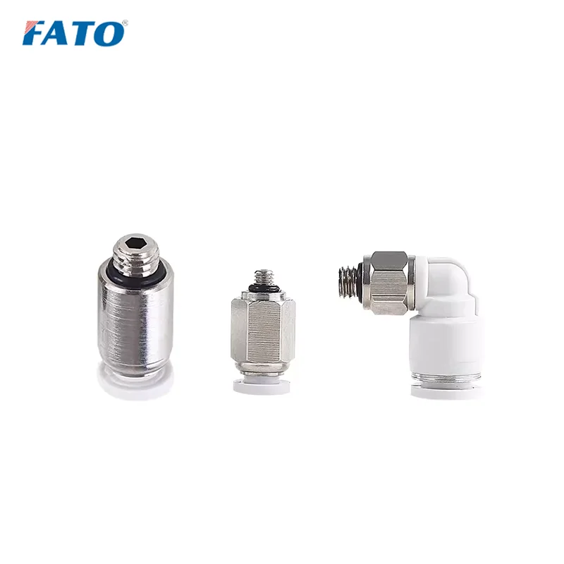 Mini pneumatic connector POC PC PL small thread PC4-M3C PL6-M5C PL6-M6C mini quick connector