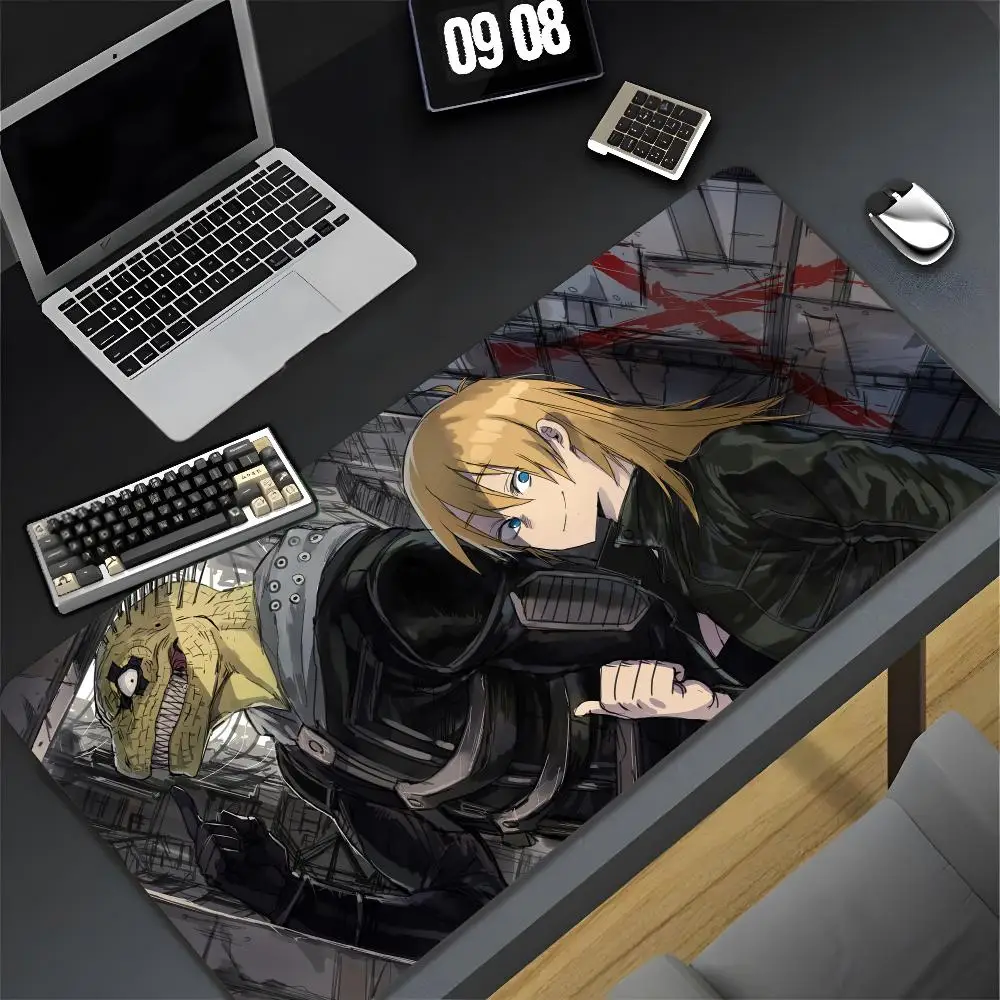 Anime Dorohedoro Mouse Pad XXL Gamer Gaming PC Computer Otaku Locking Edge DIY Customized Photo Laptop Notebook Desk Mat
