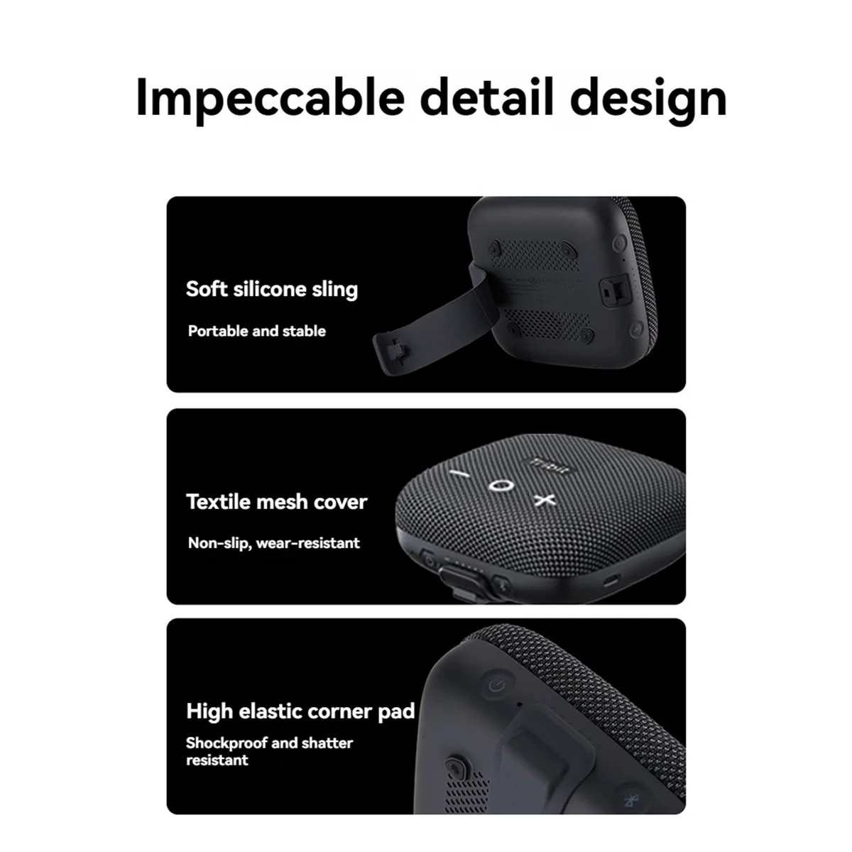 2025-3C  StormBox Micro-Type 2 Portable Bluetooth Speaker 90dB Loud Sound Deep Bass Camp Small Speaker