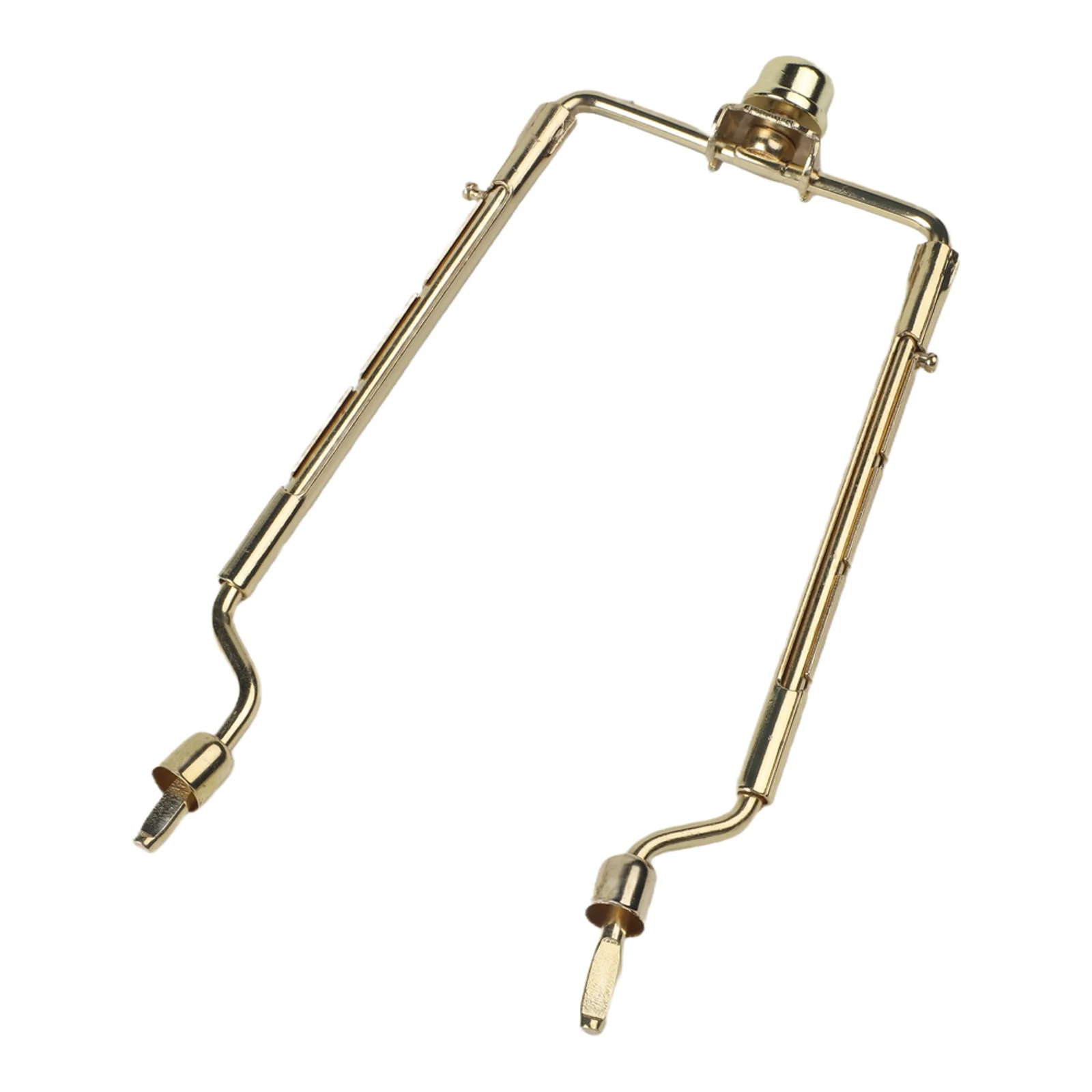 Metal Adjustable Lamp Harp Stand Set 2 Pieces 7 10 Inches for E26 Lamp Base with Finial and Multiple Holders for Lamp Shades