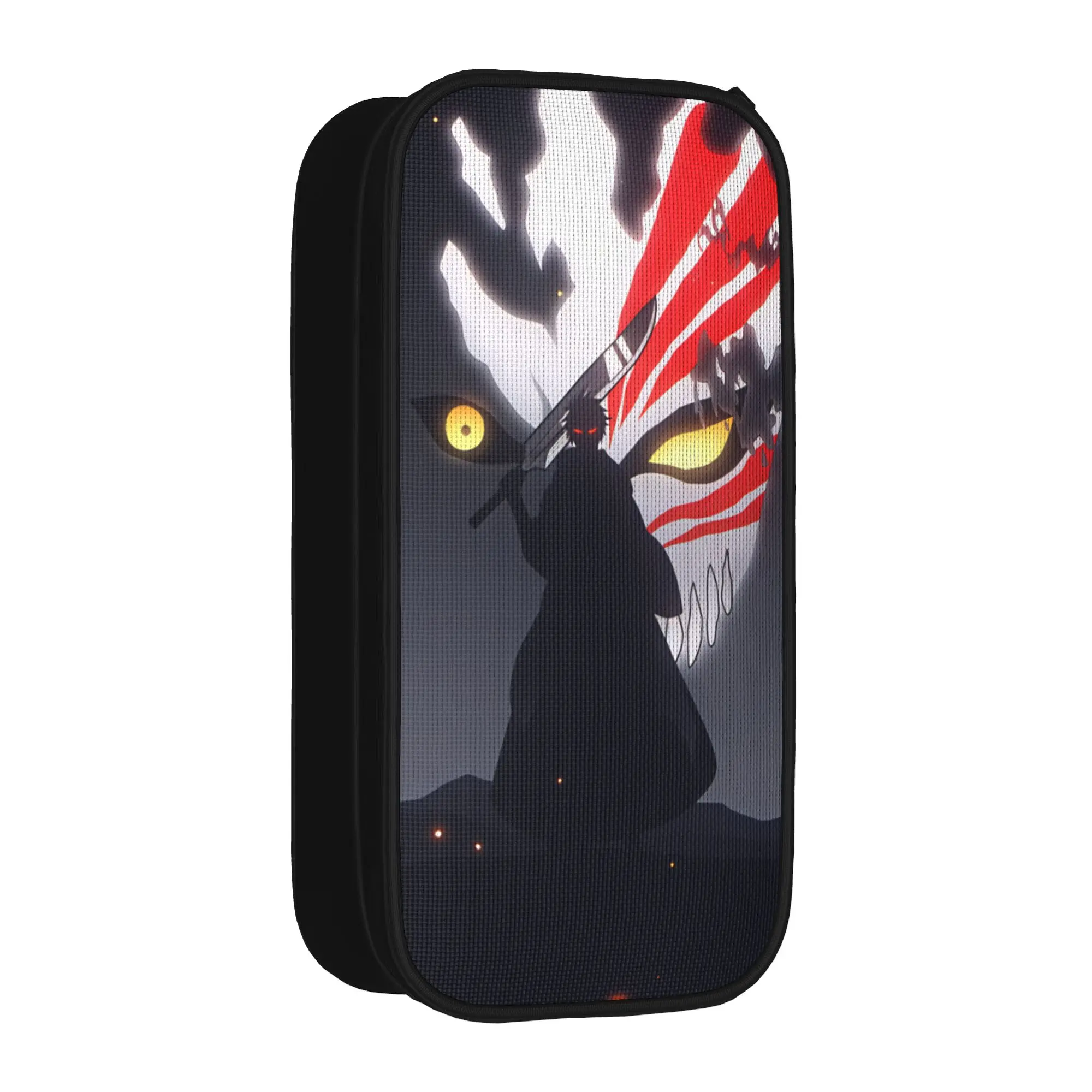 B-Bleachs Characters Pencil Case  School Pencil Cases Double Layer Boy Girl Fashion Large Pen Box School Stationery