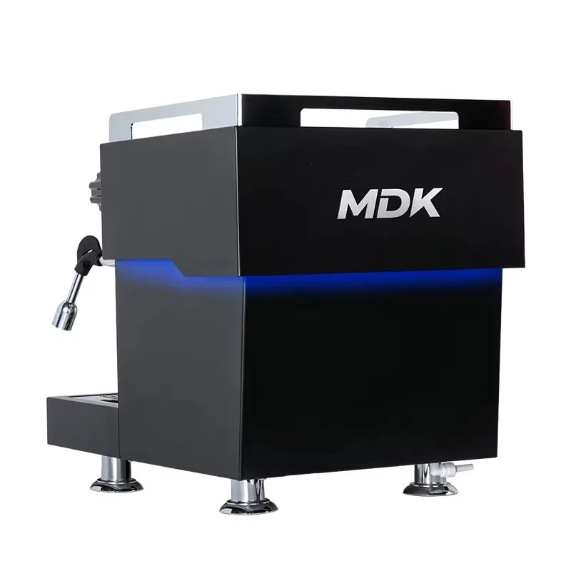 Commercial Household RV Car Espresso Machine For Outdoor Use EU/US Plug Manual Electric Function Ambient Light Metallic Texture