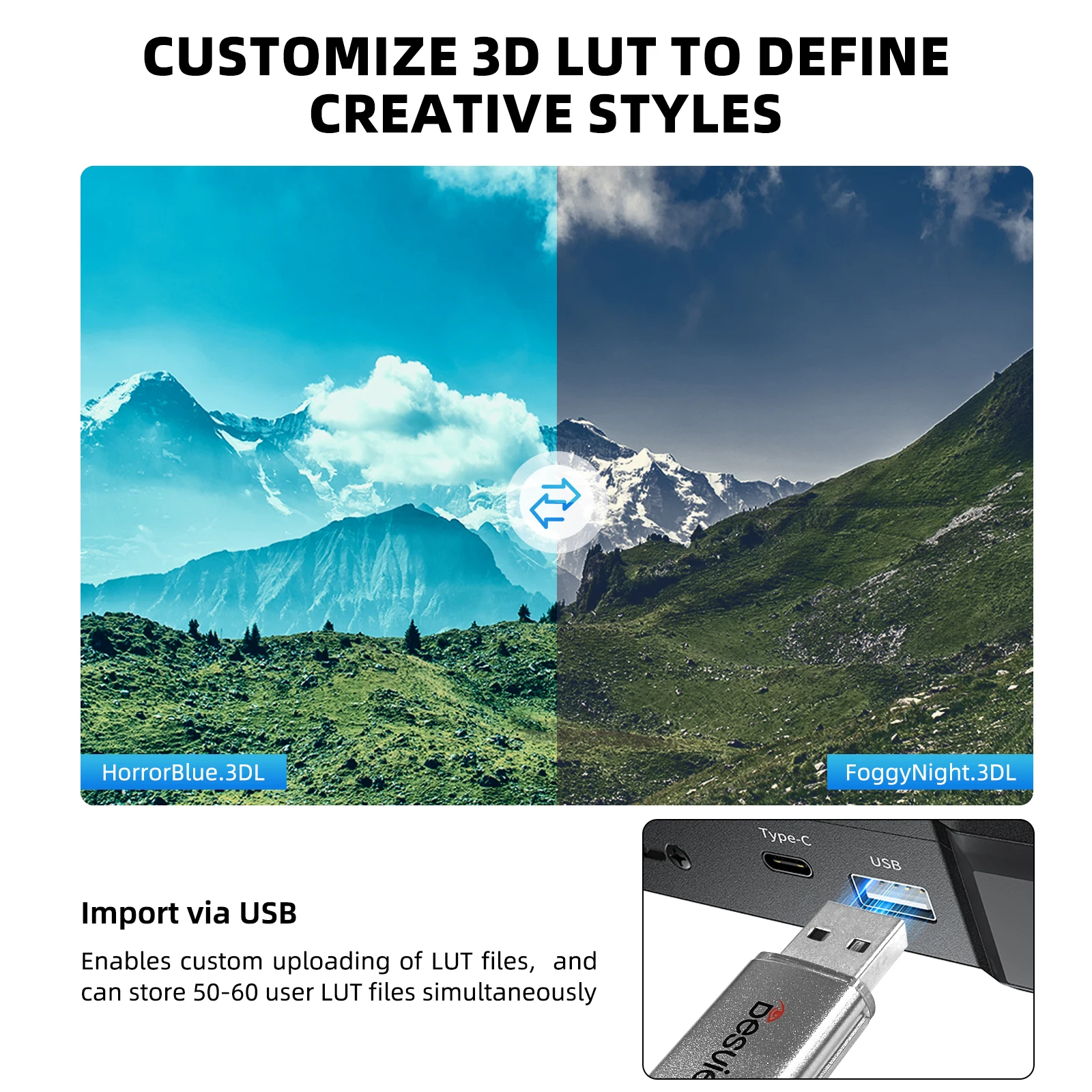 Desview A7 Monitor Lapangan Ka - Camera Monitor 7 Inch Hdmi 4K ulasan dan harga