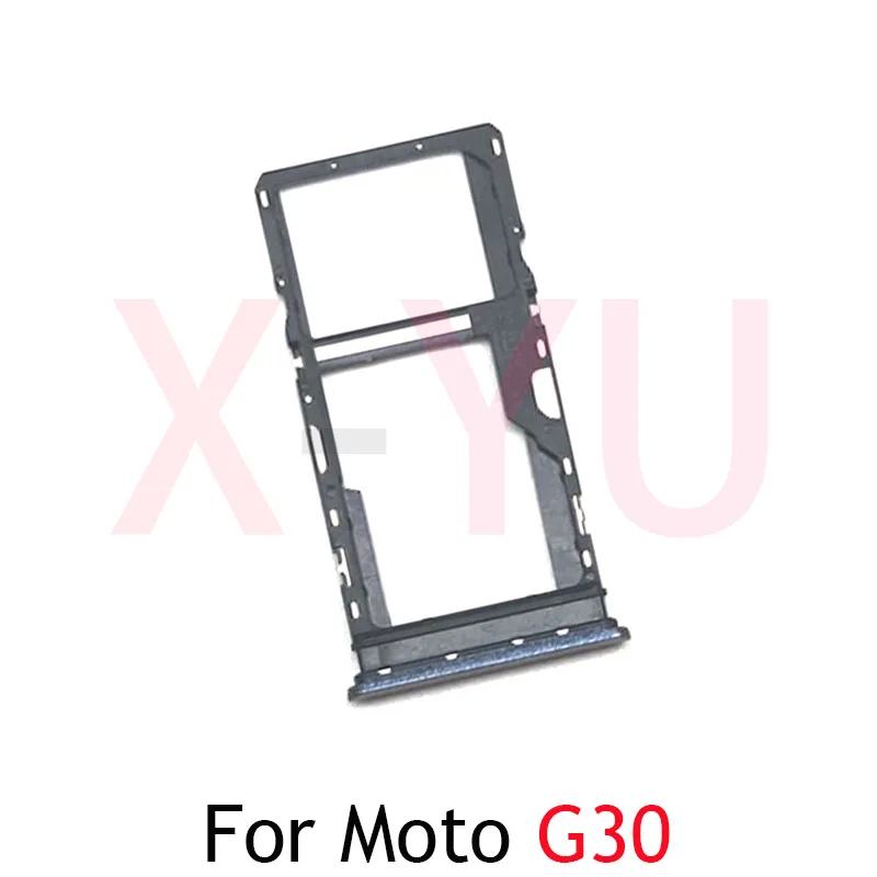 10 buah untuk Motorola Moto G10 G20 G30 G100 G200 SIM Card Tray Holder Slot adaptor penggantian suku cadang perbaikan