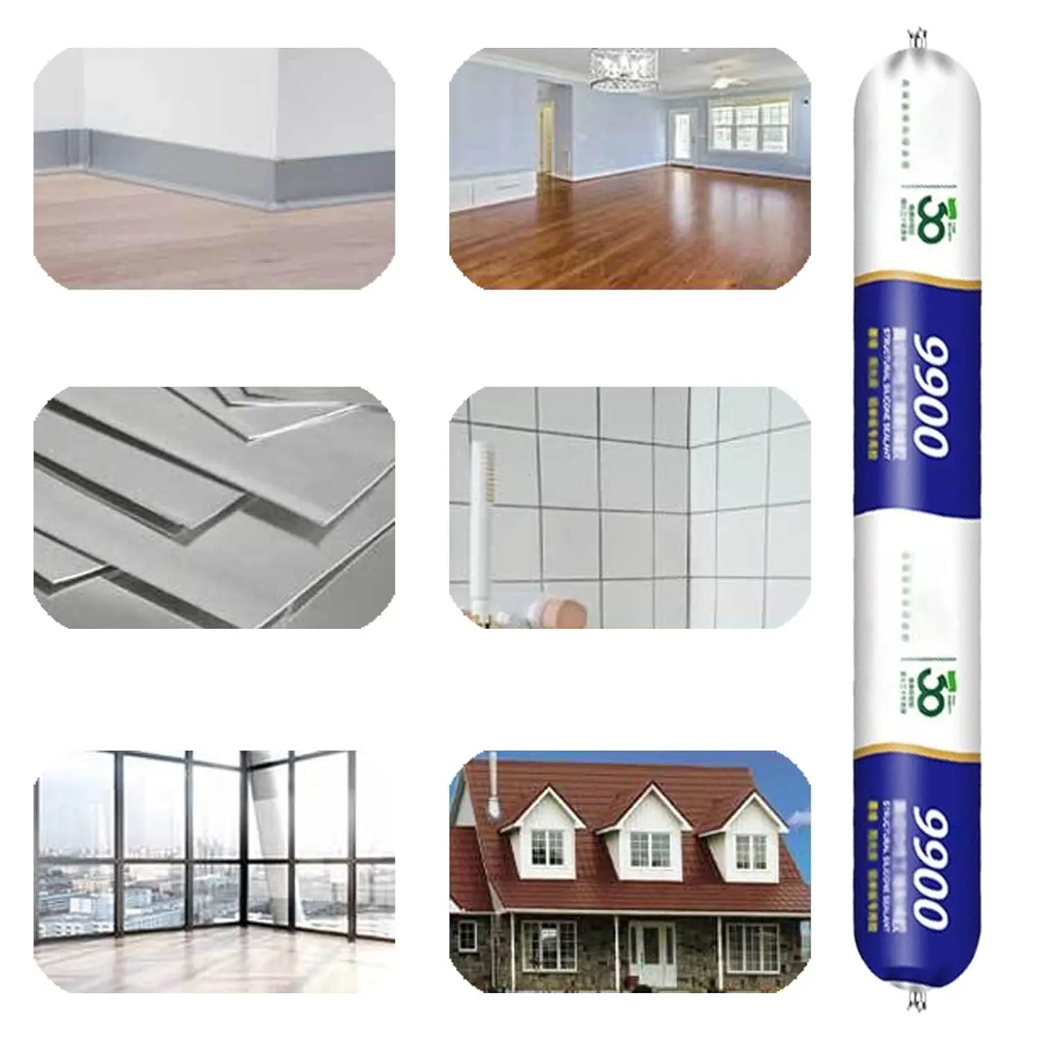 سيليكون مانع التسرب DH-9900 مقاومة درجات الحرارة العالية لسقف الحمام جدار الكراك مقاوم للماء داخلي في الهواء الطلق مانع التسرب الدائم