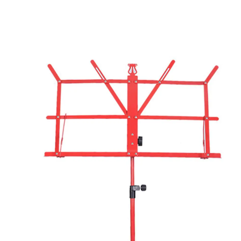 

Compact Music Stand Fully Adjustable Height Foldable Lightweight Portable Non Slip Feet Metal Durable Storage Carrying Musical