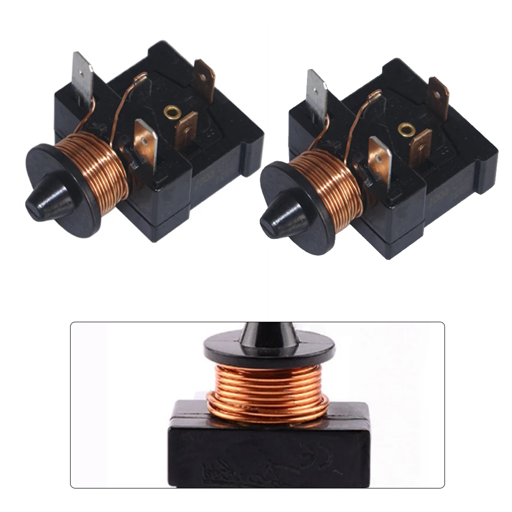 CTC Refrigerator Compressor Start Relay Refrigerator Starter For 110V/220VRelay 4PIN 1/2HP 375W 50*33mm Power Supplies
