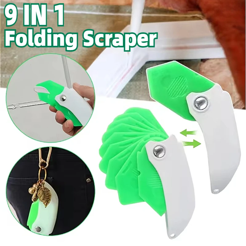 

9 in 1 Silicone Seam Tool Upgraded Silicone Caulking Tool Kit Effortless Caulking with Smoothing Finger Finishers Tip