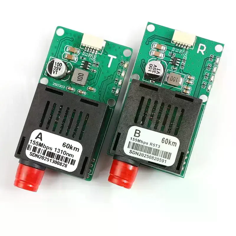 Moduł optyczny TTL Transceiver DC 5.5-26V Interfejs FC do dronów i urządzeń terminalowych RX/TX/AV/VCC/GND 20KM/40KM/60KM — zdjęcie produktu 5