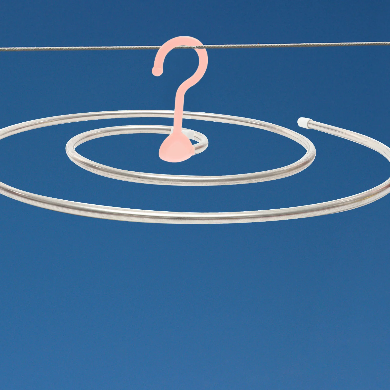 

Spiral Stainless Steel Laundry Drying Rack Hanger for Bed Sheet Blanket Bath Towel Large Towel Multi-Purpose Drying Rack Indoor