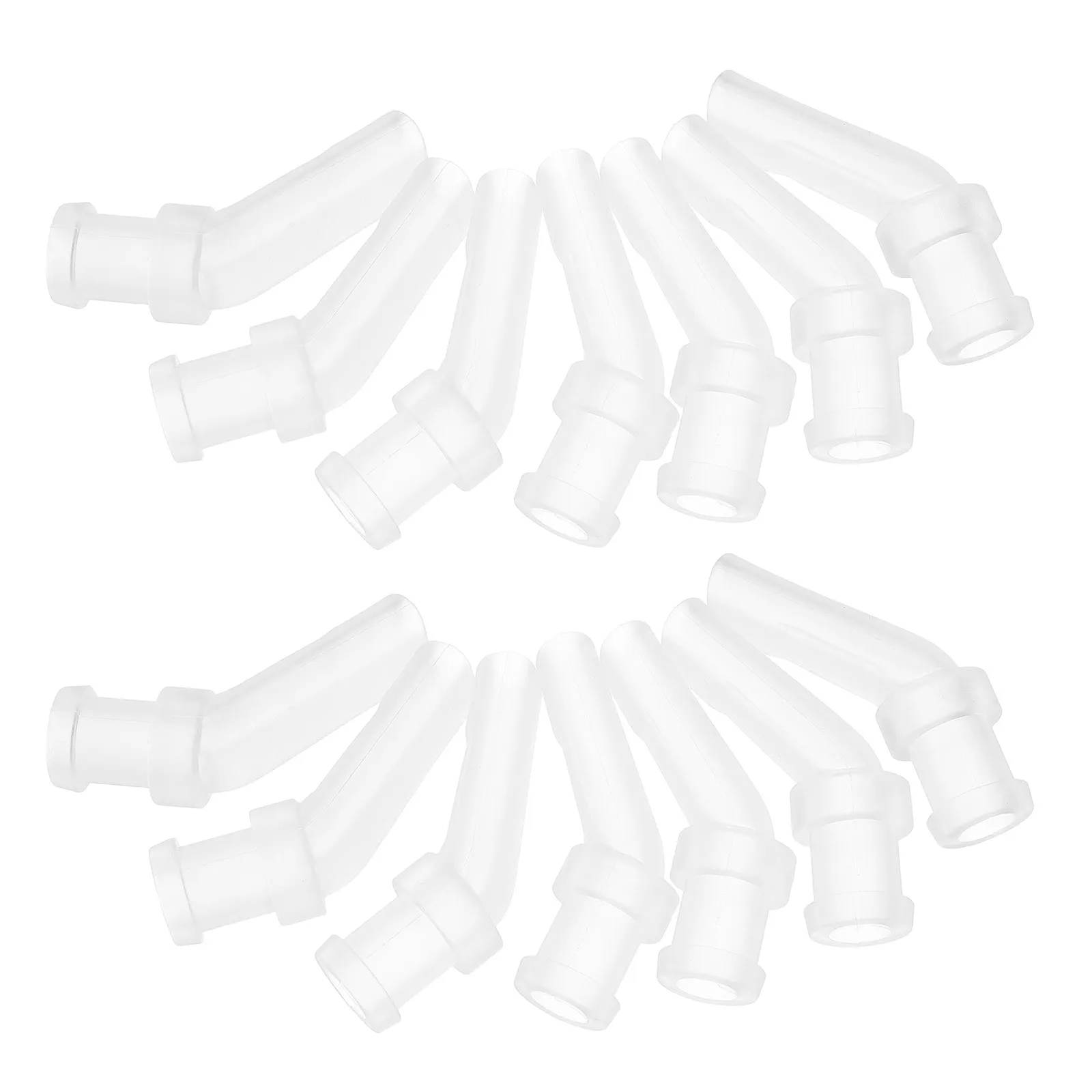 20pcs Silicone Water Bottle Mouthpiece Replacement Valve For Sports Bottles Running Cycling Hydration Pack Leakproof