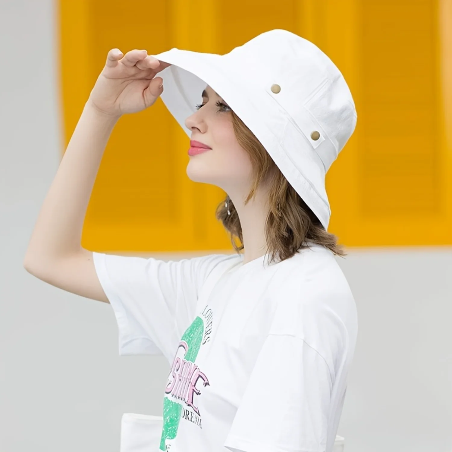 Cappello da sole a tesa larga - Protezione UV definitiva, taglia unica, design più regolabile - Perfetto per le donne attive, ideale per le vacanze da spiaggia