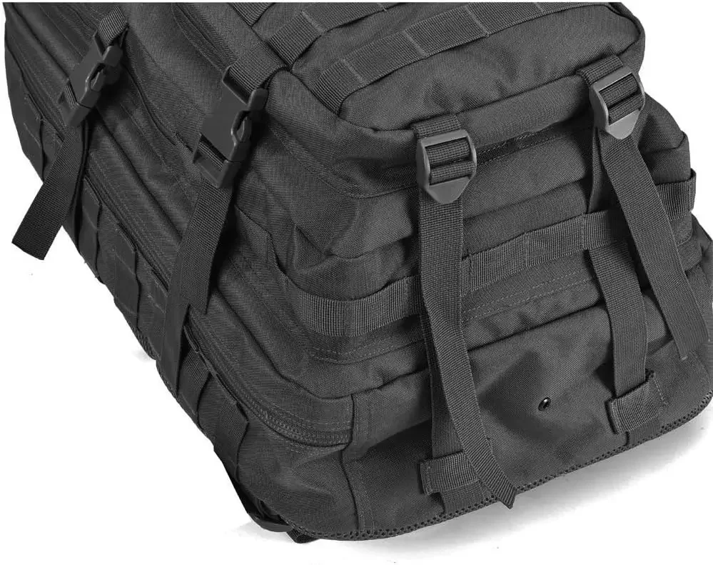 Military Tactical Backpack 45L Outdoor Travel Tactical Pack Large Army 3 Day Assault Pack Molle Bag Backpacks (ACU Camo)