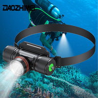 IPX8 Waterproof Headlight LED Powerful Scuba Diving Headlamp 5000LM White Laser Underwater 100M 22650 Battery Dive Head Torch