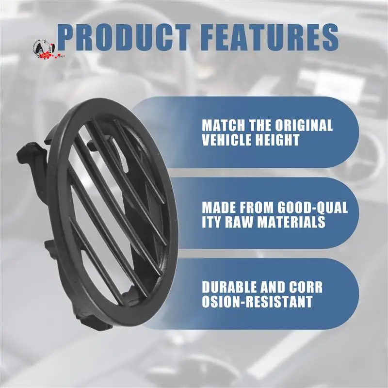 

A10E-Автомобильные левые и правые боковые решетки кондиционера, черные ABS для Mercedes-Benz X204 GLK 2009-2015, автомобильные вентиляционные решетки