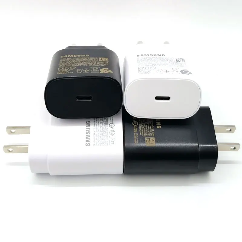 Samsung 25W PD Charger EU / US Plug Super Fast Charge Travel Adapter For Galaxy S24 S23 S22 S21 S20 Ultra Z Flip Fold 6 5 4 3 2 - náhled 3