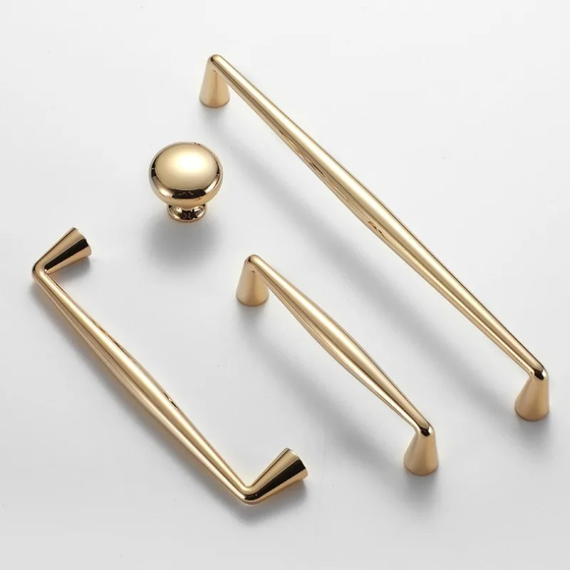 Golden Simplicity Hardware Handles Drawer Cabinet Furniture Kitchen Handles for Cabinet Door Drawer Furniture Kitchen Knob