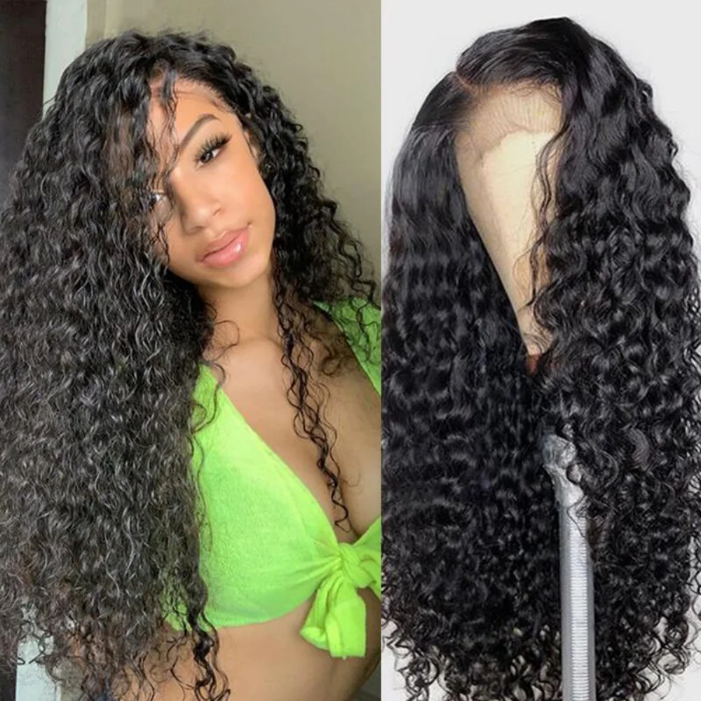 Glueless Deep Curly Wave Wig for Women 250% Density 5x5 HD Lace Closure Pre-Cut 13x4 13x6 Frontal Human Hair Wig Ready to Wear