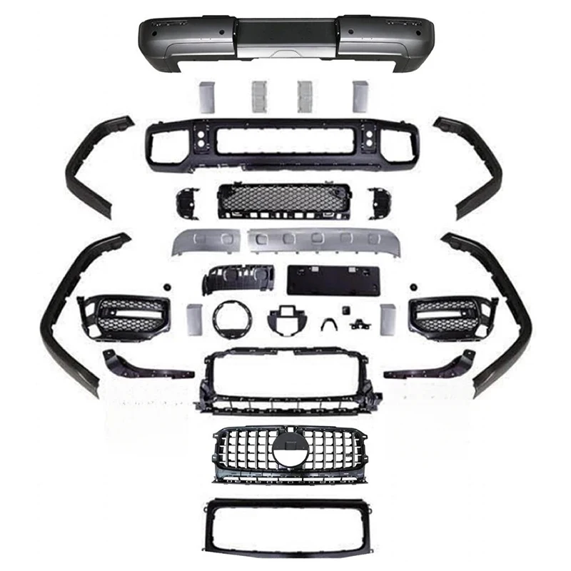 Premium Car Accsori Rear Front Bumper Diffuser Lip Spoiler Tail Body Kit G-Class W To W4 04- High Quality