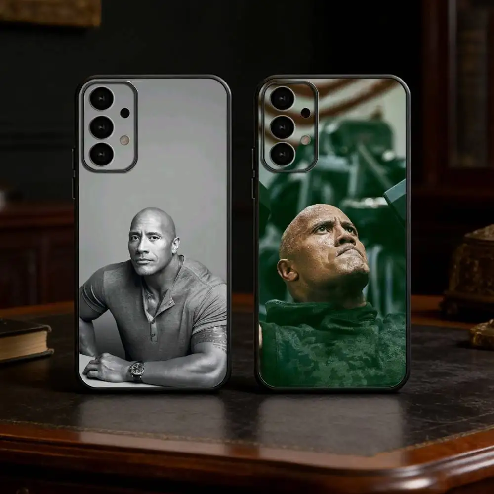 Dwayne Johnson phone Case For Samsung S25,24,21,22,23,30,Ultra,20,Plus,Fe,Lite,Note Soft Black Cover